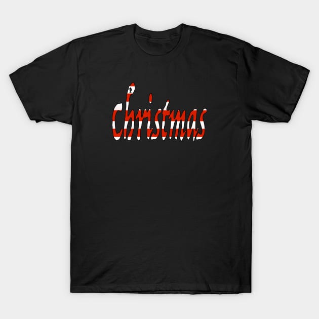 Ugly Christmas Hockey Christmas T-Shirt by rayraynoire